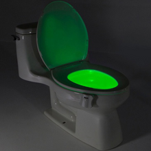 Load image into Gallery viewer, 8-COLOR LED SENSORED TOILET POTLIGHT