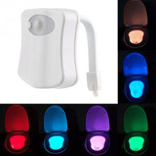 Load image into Gallery viewer, 8-COLOR LED SENSORED TOILET POTLIGHT