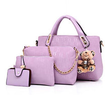 Load image into Gallery viewer, 4 Piece Set Fashion Women Handbags